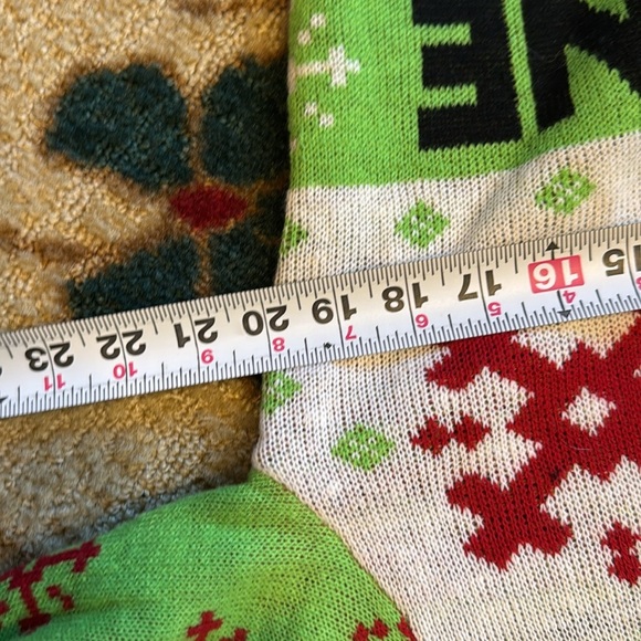 The Grinch Ugly Christmas Sweater UCS Striped Holiday Ribbed Knit Men's Size L - Picture 6 of 6